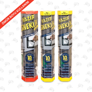 Hazır Sineklik | Kapı ve Pencere | 3 lü Paket